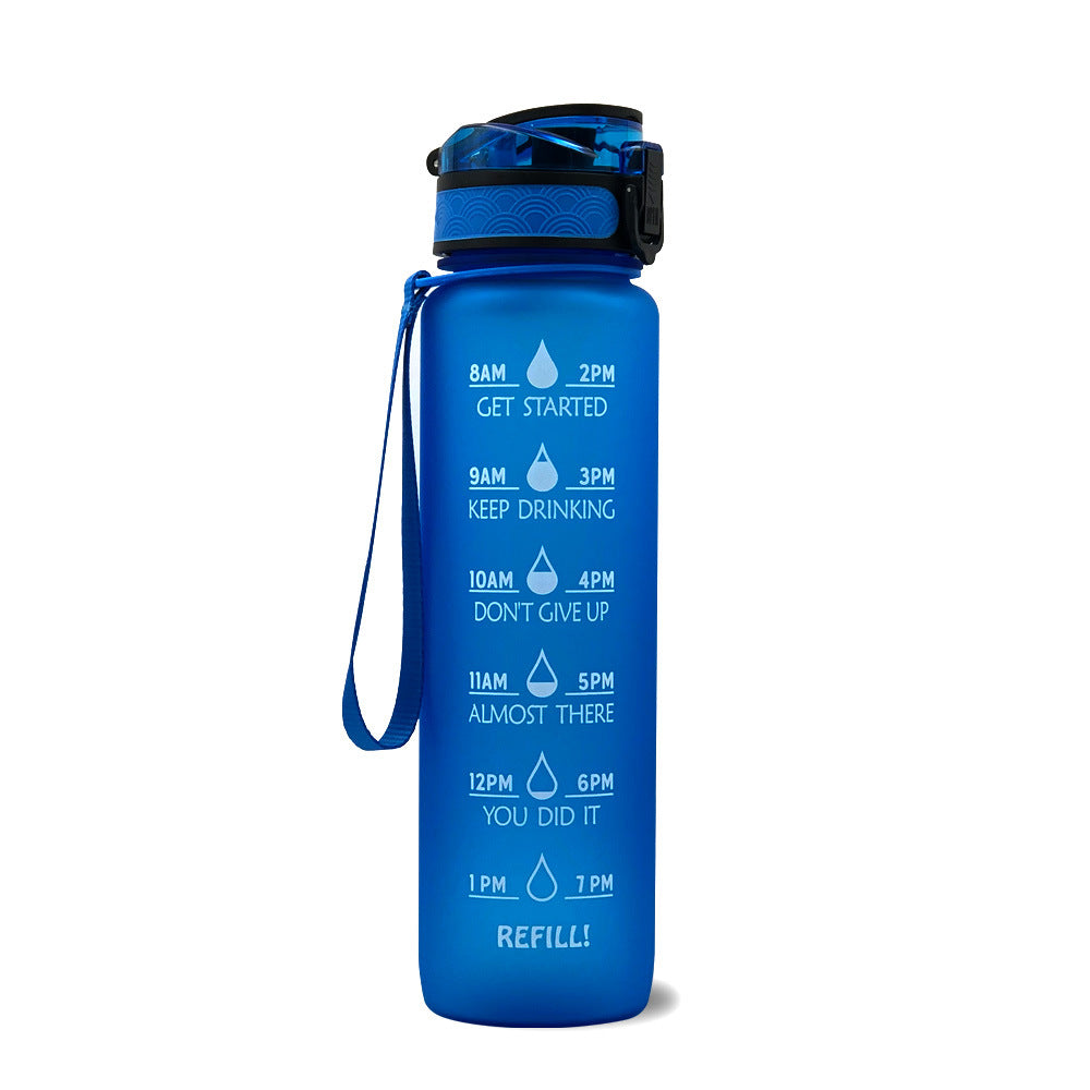 Trinkflasche 1L Zeitmarkierung