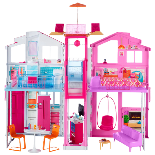 Barbie Townhouse with Elevator and Rooftop Lounge
