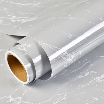 Wallpaper Vinyl-Film Room-Decor Furniture Renovation Self-Adhesive Marble Bathroom Kitchen SimplyOnlineShopping