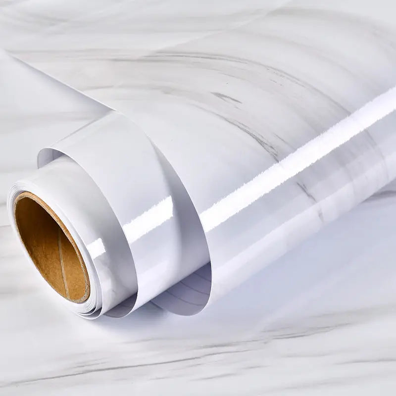 Wallpaper Vinyl-Film Room-Decor Furniture Renovation Self-Adhesive Marble Bathroom Kitchen SimplyOnlineShopping